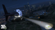 LSPD chopper chasing green Infernus