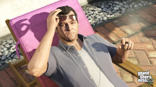 GTA 5 Michael relaxing