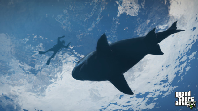 GTA 5 under water scuba diving reef