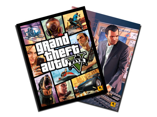 GTA 5 GameStop Poster