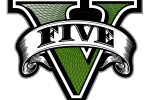 gta v five logo v only