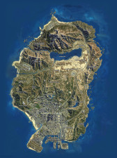 GTA V Satellite Map Small