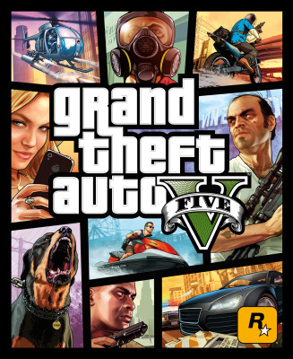 Official GTA V Box Art