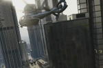 gameplay 1 flying through the city
