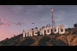 gta 5 trailer 1  vinewood sign