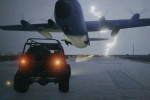 gta online gameplay flying away with the titan