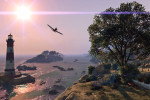 official screenshot aerobatics around the lighthouse