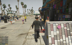 gameplay 1 walking down the beach