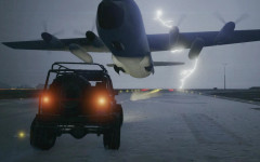 gta online gameplay flying away with the titan