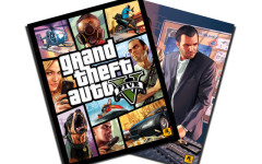 gtav poster from gamestop