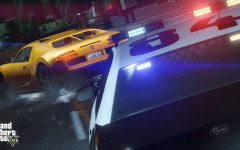 official screenshot cops chase a yellow super car