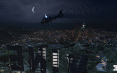official screenshot flying by vinewood at night