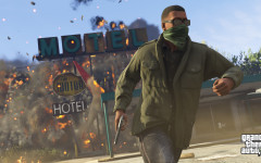 official screenshot franklin leaves the motel with a bang