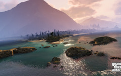 official screenshot lake and mountain