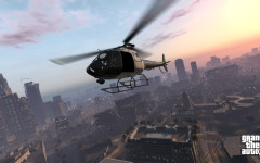 official screenshot lspd helicopter over los santos
