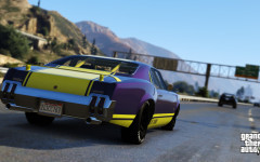 official screenshot muscle car on highway