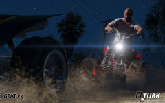 official screenshot trevor on a quad