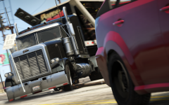 official screenshot truck chasing red car