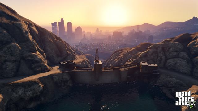 View of Los Santos - GTA V  Grand theft auto, Gta, Cidade