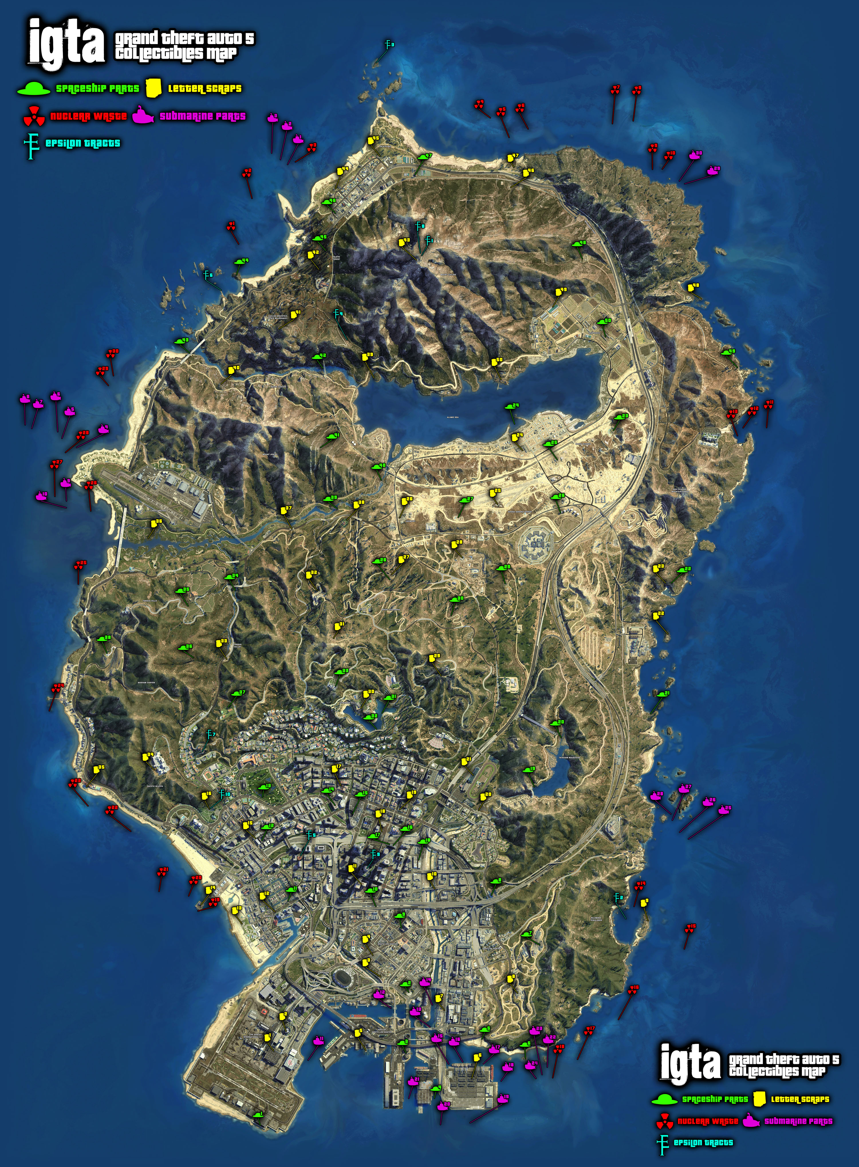 Lining up GTA 5 map coordinates shows GTA 6's potential map size
