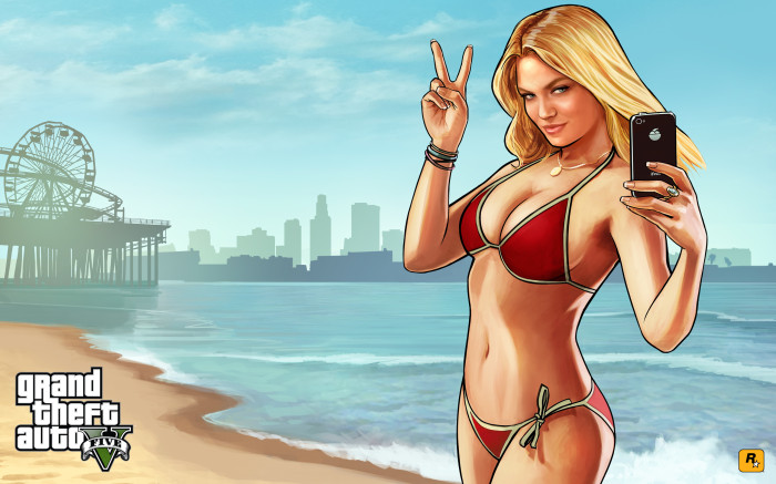 Official GTA V Artwork 'Beach Weather'