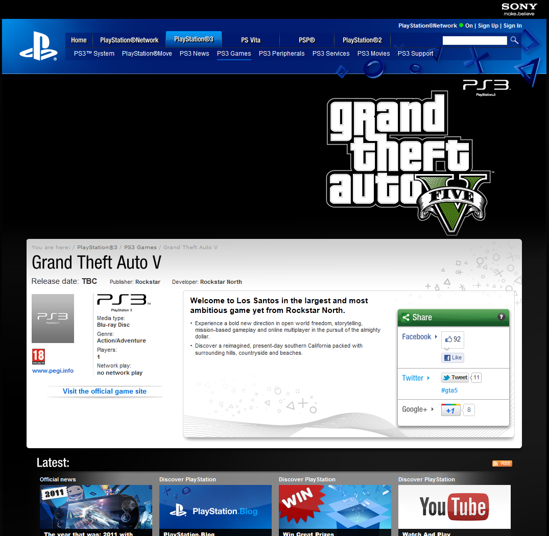 GTA V Grand Theft Auto V - PS3